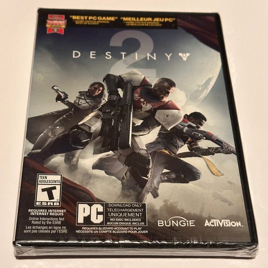 Destiny 2 PC Game Factory Sealed