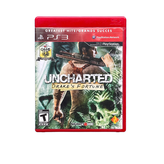 Uncharted Drake's Fortune Greatest Hits Sony PS3 Playstation 3 Complete in Box