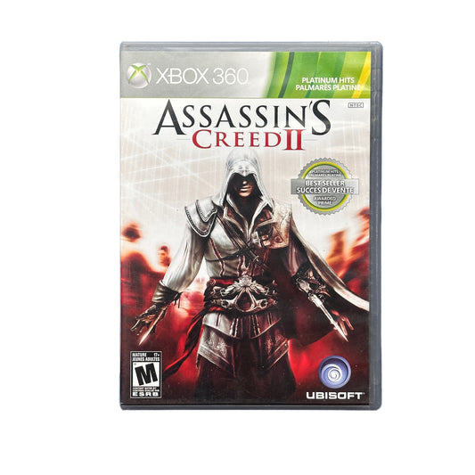 Assassins Creed II Platinum Hits Xbox 360 Complete in Box