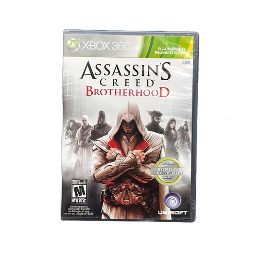 Assassins Creed Brotherhood Platinum Hits Xbox 360 Complete in Box