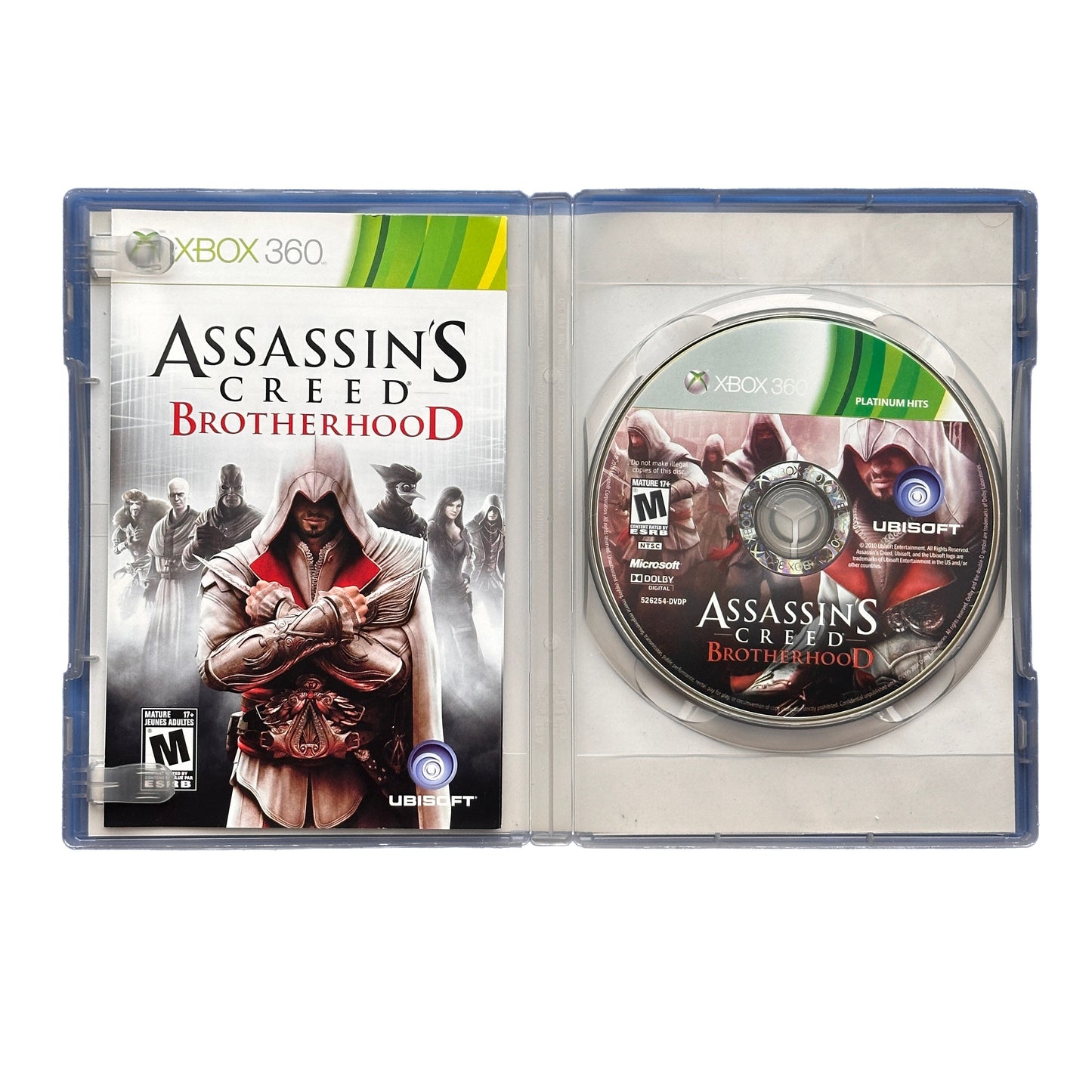 Assassins Creed Brotherhood Platinum Hits Xbox 360 Complete in Box