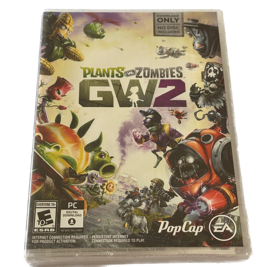 Plants VS Zombies Garden Warfare 2 PC Game Digital Download Factory Sealed