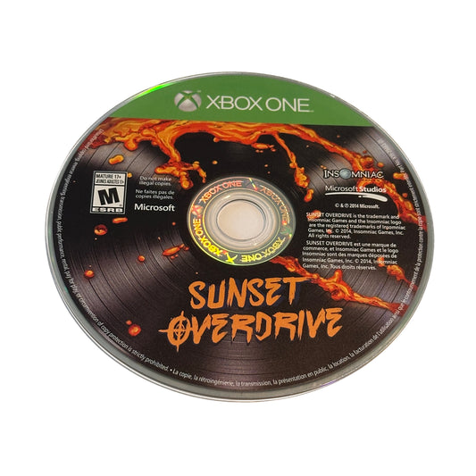 Sunset Overdrive Day One Edition Xbox One Loose Disc & Codes