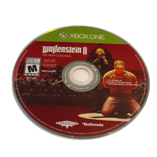 Wolfenstein II The New Colossus Xbox One Loose Disc