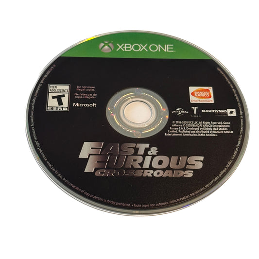 Fast & Furious Crossroads Xbox One Loose Disc
