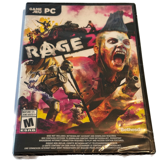 Rage 2 PC Game Factory Sealed