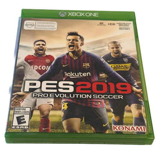PES Pro Evolution Soccer 2019 Xbox One Complete in Box with Codes