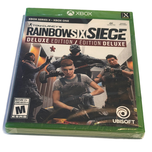 Tom Clancy's Rainbow Six Siege Deluxe Edition Xbox One & Xbox Series X Factory Sealed