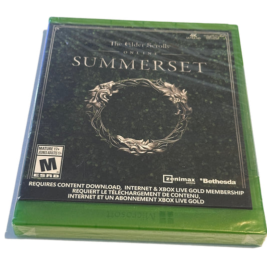 The Elder Scrolls Online Summerset Xbox One Factory Sealed