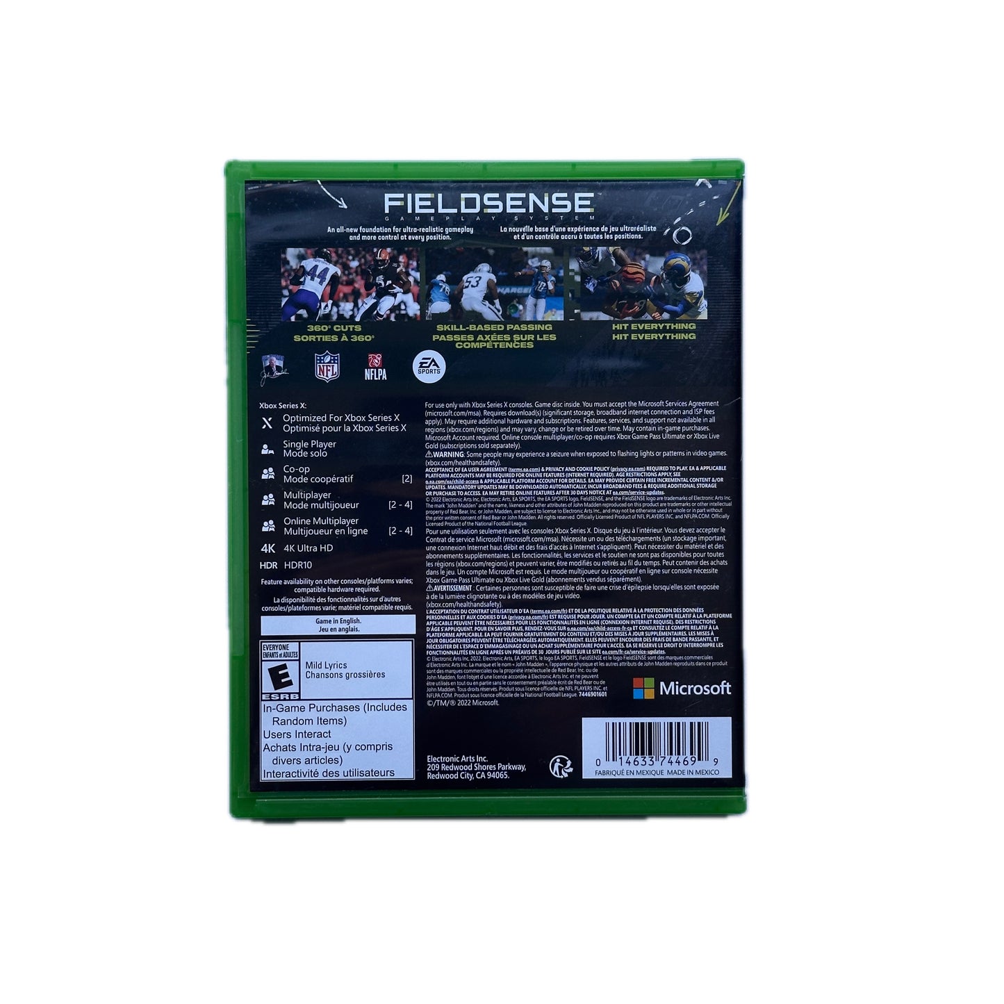 Madden NFL 23 Xbox Series X Complete in Box