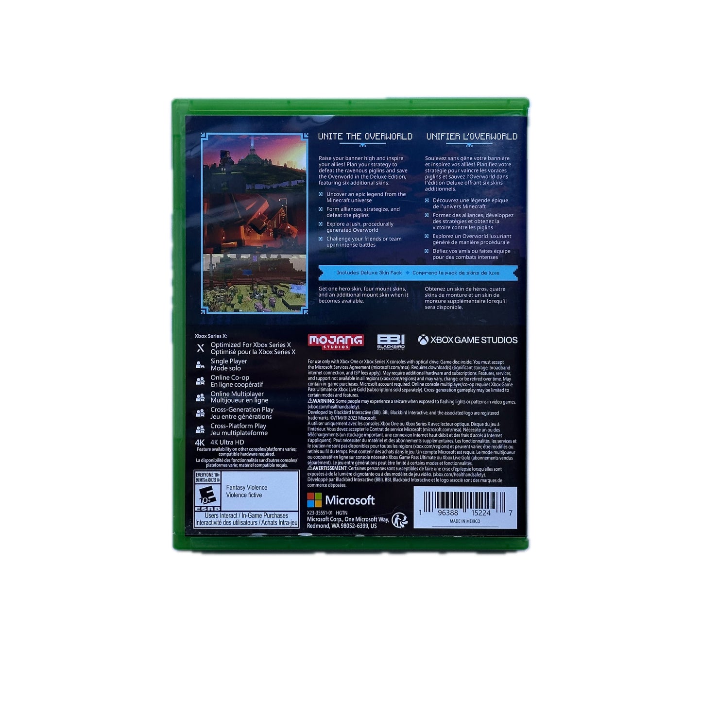 Minecraft Legends Deluxe Edition Xbox Series X & Xbox One Complete in Box