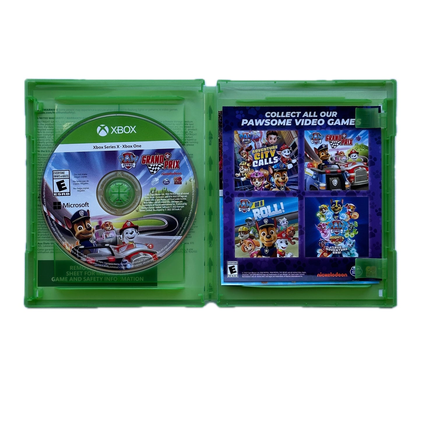 Paw Patrol Gand Prix Xbox Series X & Xbox One Complete in Box