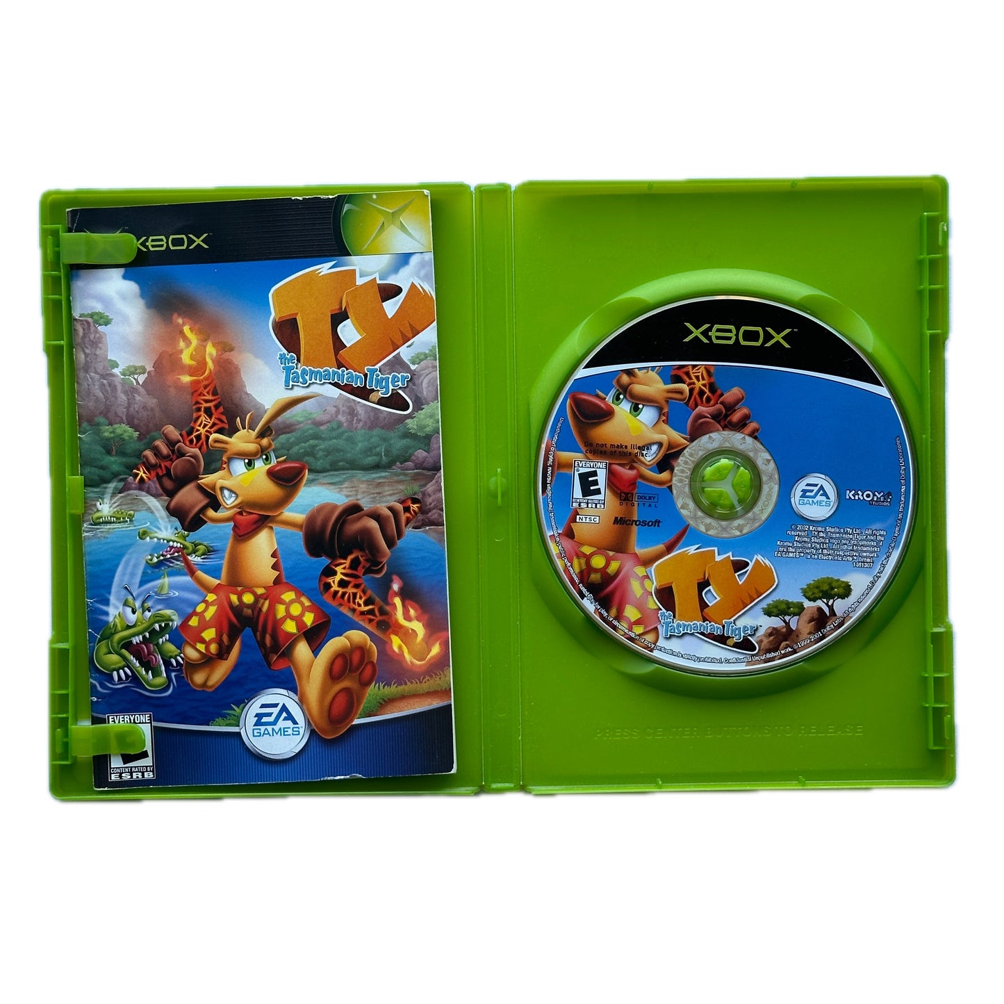 Ty The Tasmanian Tiger Xbox Complete in Box