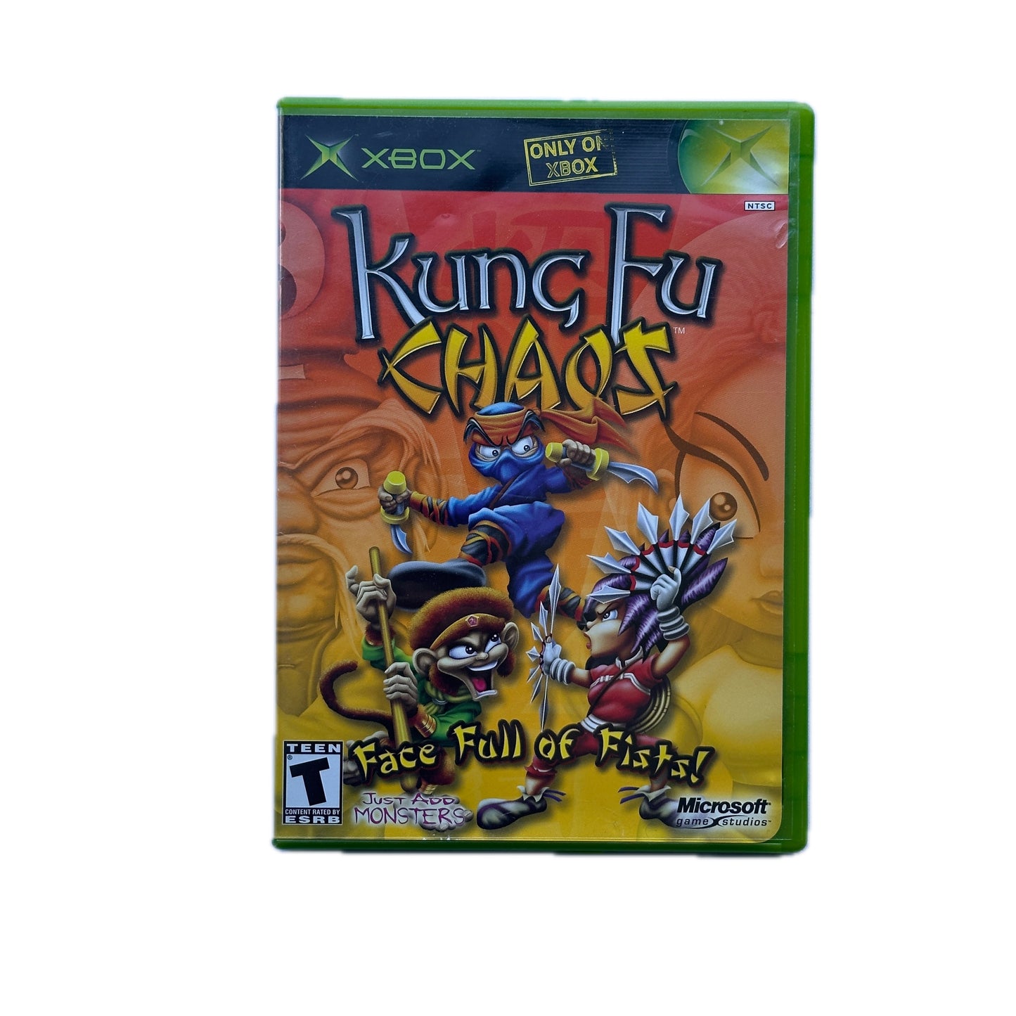 Kung Fu Chaos Xbox in Box