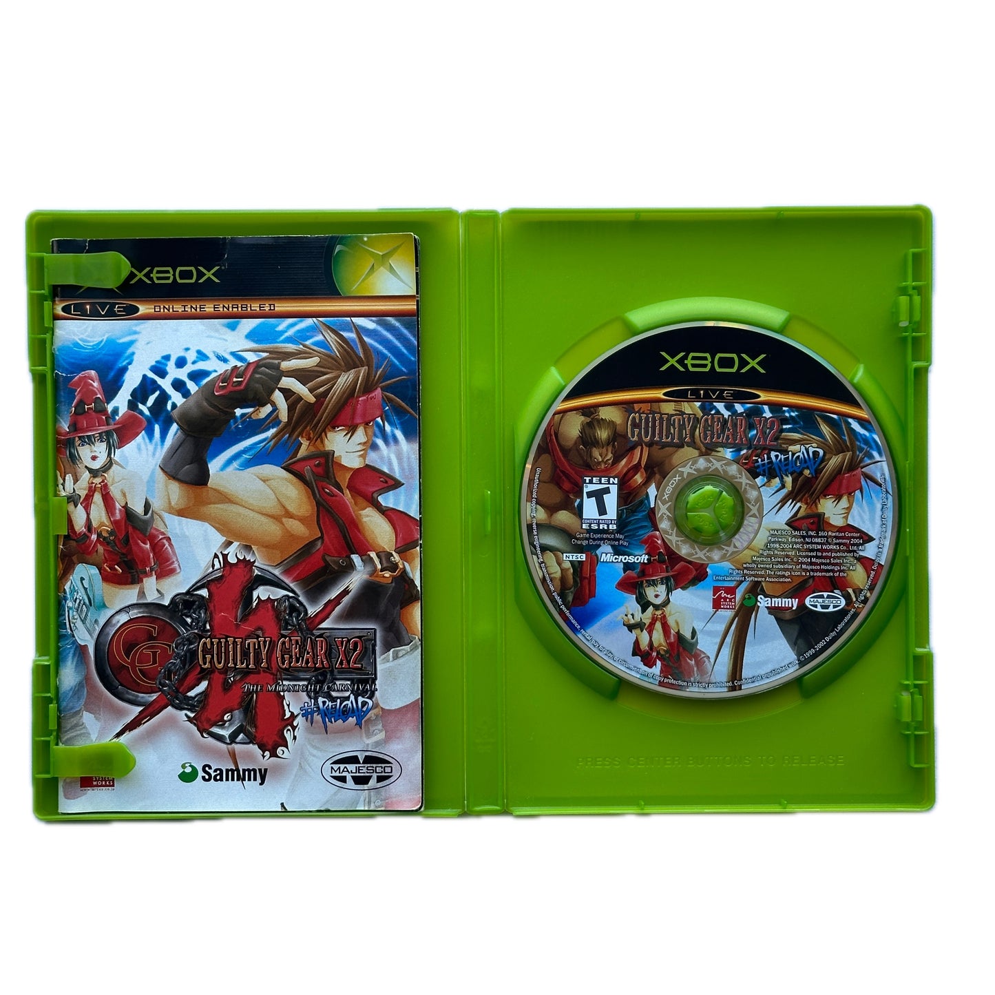 Guilty Gear X2 Reload The Midnight Carnival #Reload Xbox Complete in Box