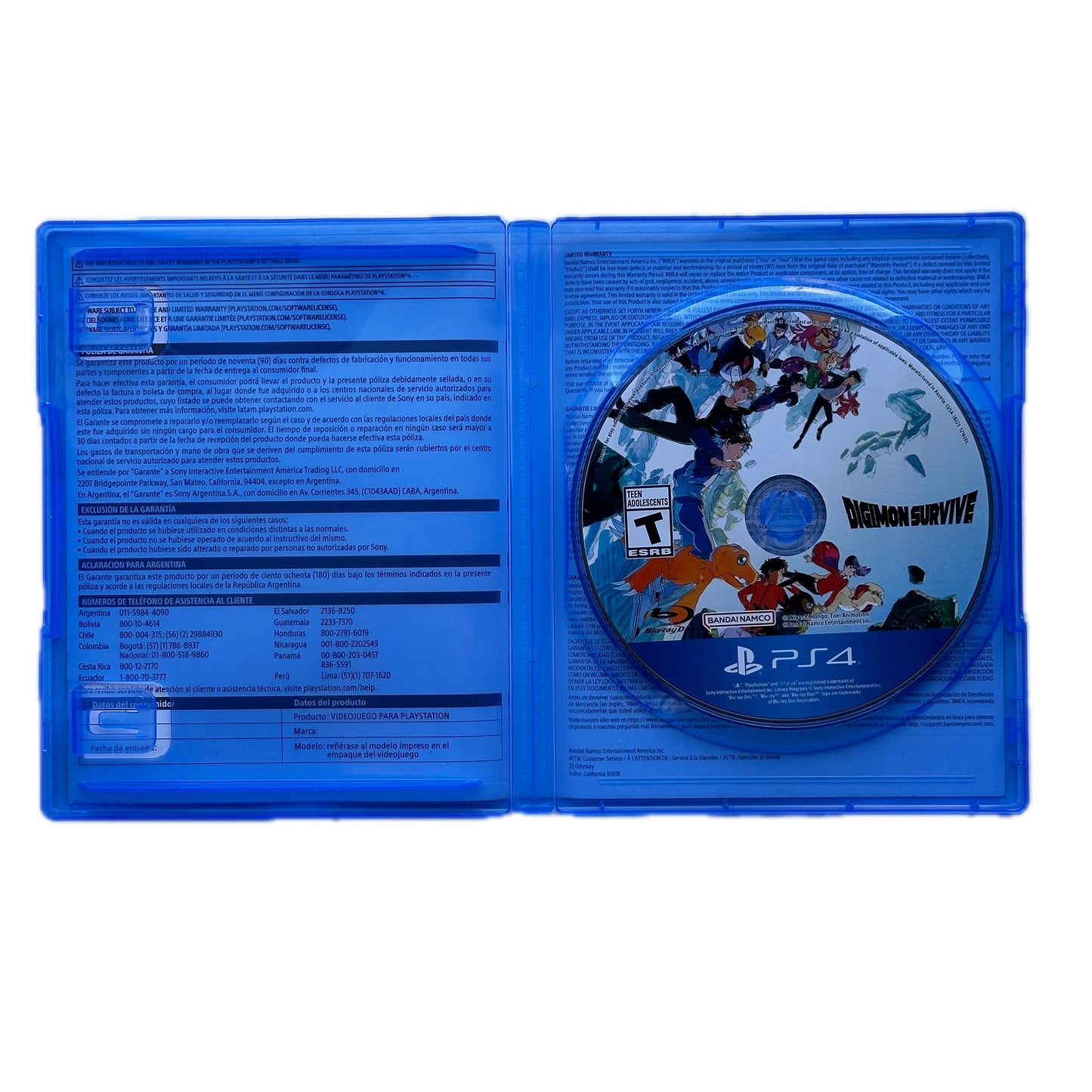 digimon disc inside of case