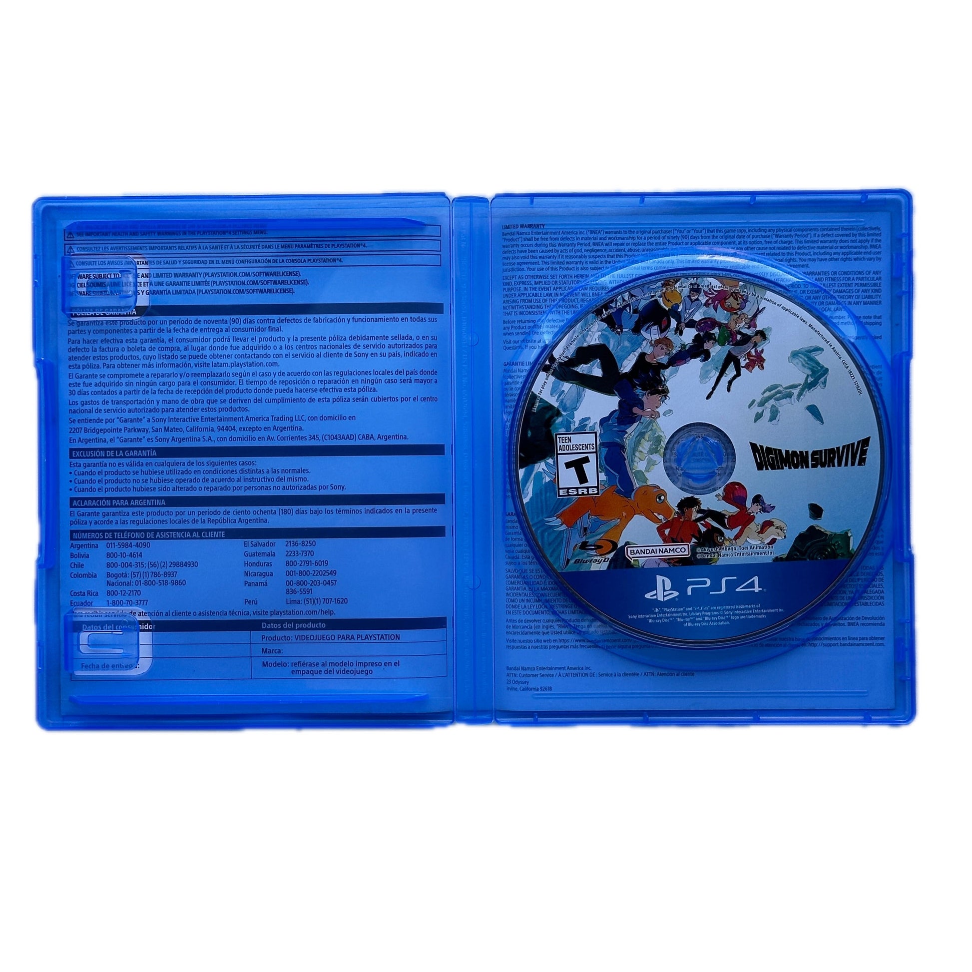 digimon disc inside of case