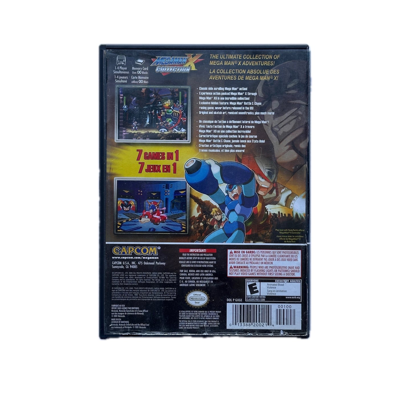 Mega Man X Collection Nintendo Gamecube Complete in Box
