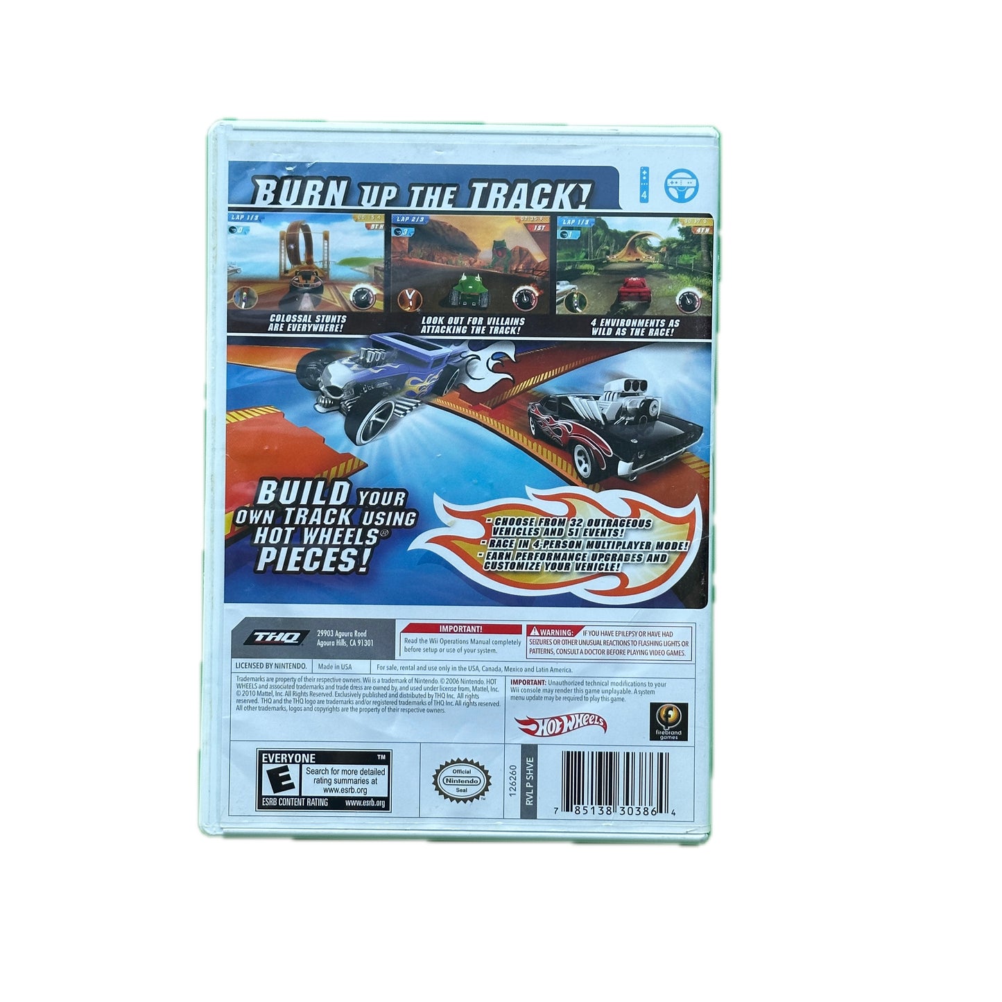Hot Wheels Track Attack Nintendo Wii in Box