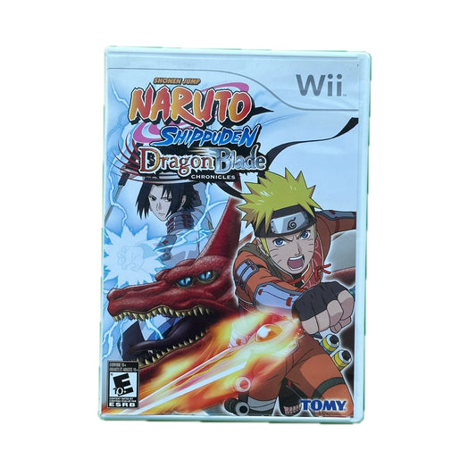 Naruto Shippuden Dragon Blade Chronicles Nintendo Wii in Box