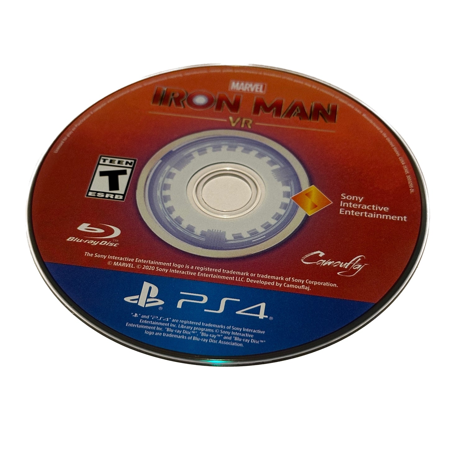 Iron Man VR Sony PS4 Playstation 4 Loose Disc