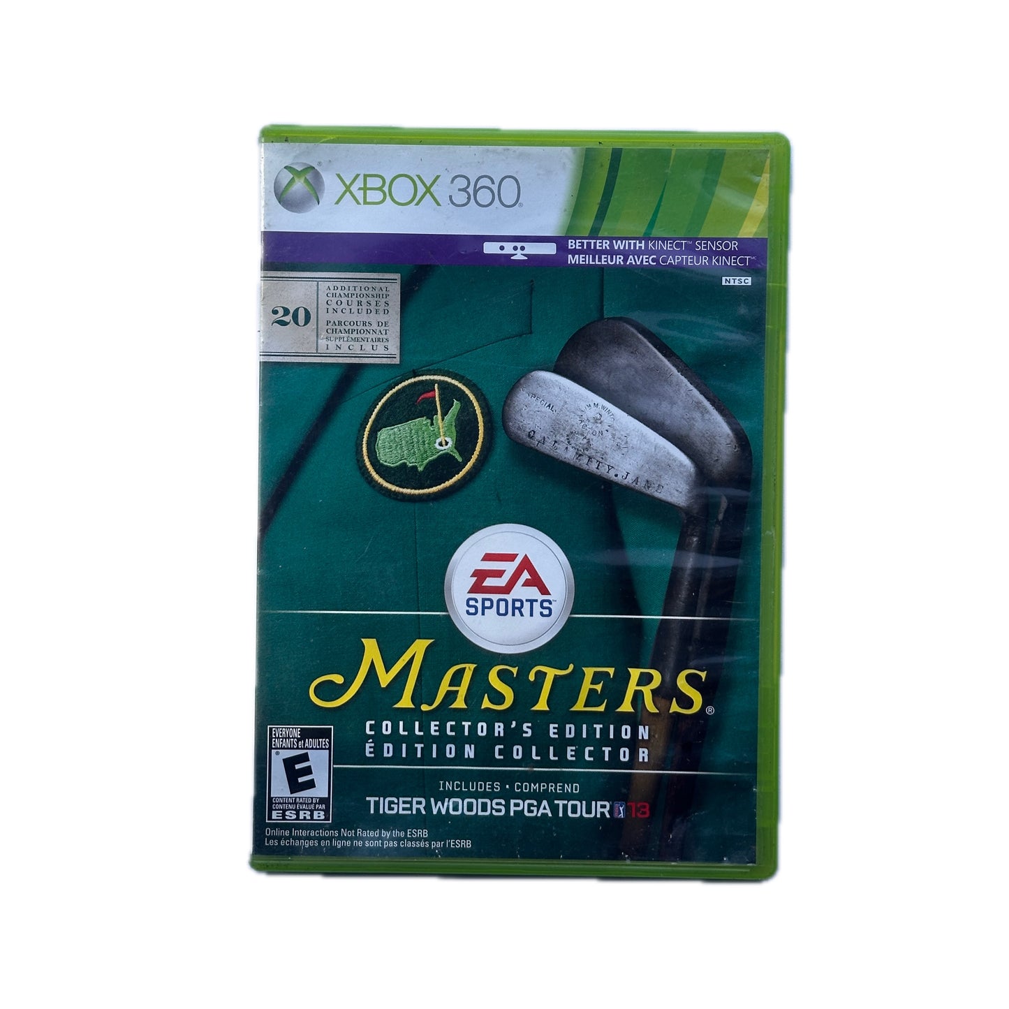 Tiger Woods PGA Tour '13 Masters Collector's Edition Xbox 360 in Box