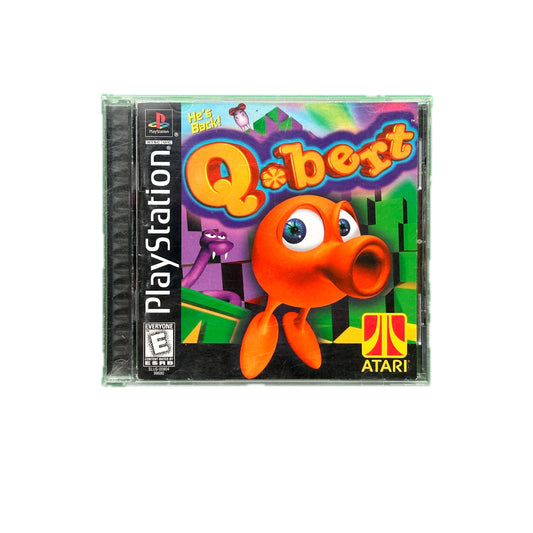 Q*Bert Sony PS1 Playstation One Complete in Box