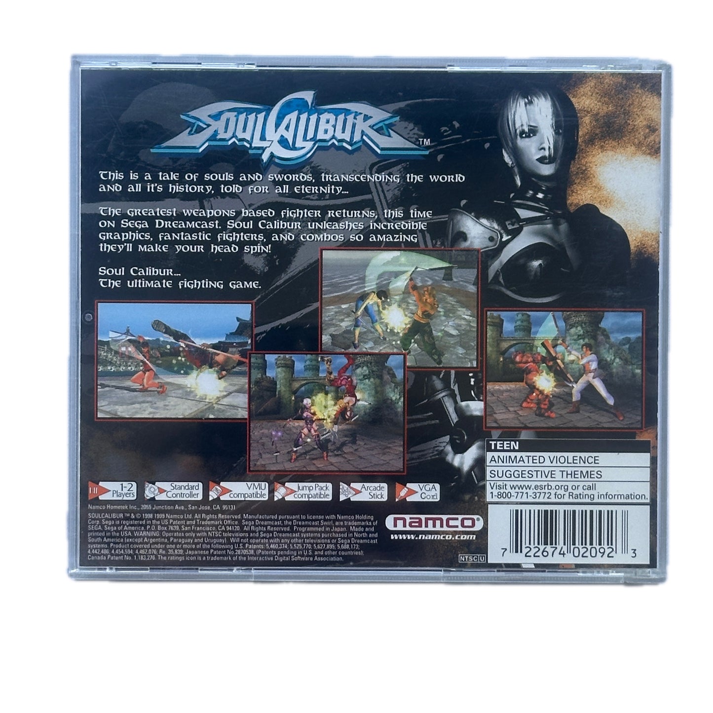 Soul Calibur Sega Dreamcast Complete in Box