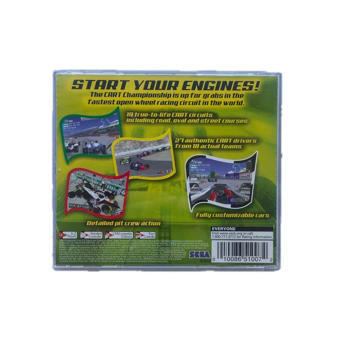 Flag to Flag Sega Dreamcast Complete in Box