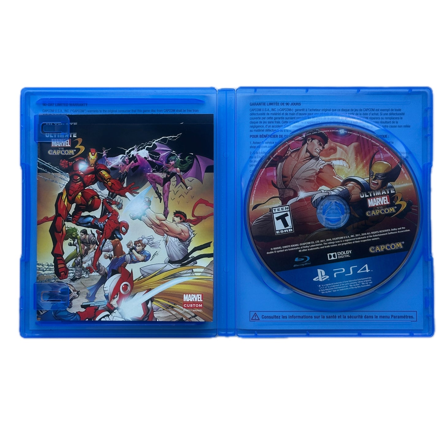Ultimate Marvel VS Capcom 3 Playstation 4 PS4 Complete in Box