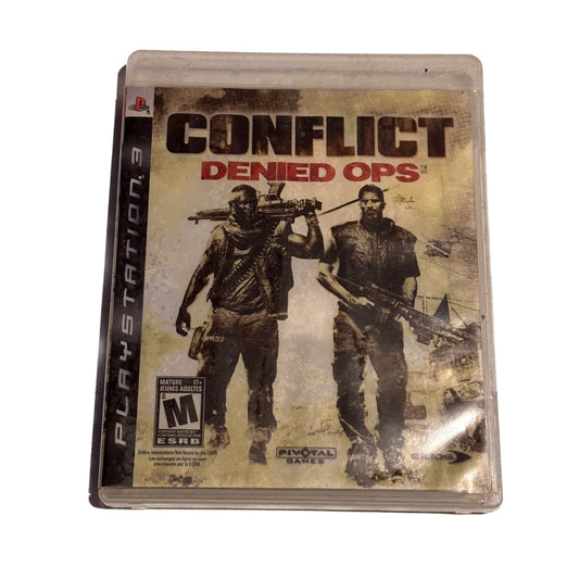 Conflict Denied Ops Sony PS3 Playstation 3 Complete in Box