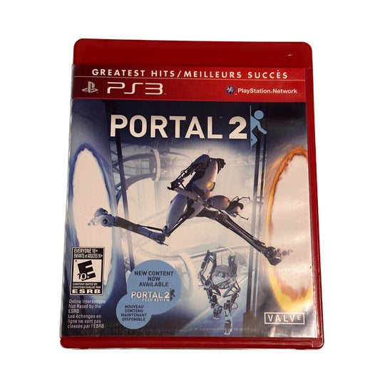 Portal 2 PS3 Greatest Hits Sony PS3 Playstation 3 Complete in Box