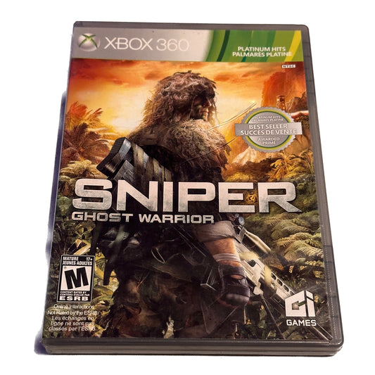 Sniper Ghost Warrior Platinum Hits Xbox 360 Complete in Box