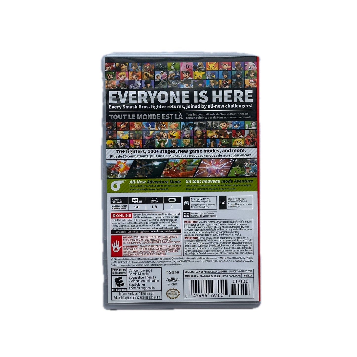 Super Smash Bros Ultimate Nintendo Switch Complete in Box