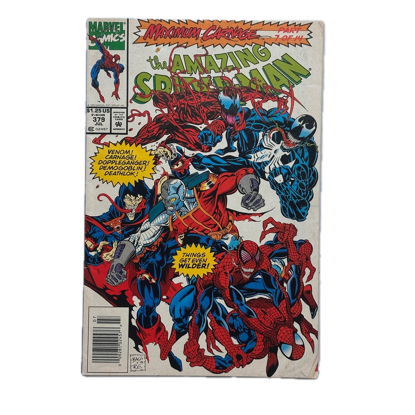 The Amazing Spider-Man #379 1993 Marvel Comics