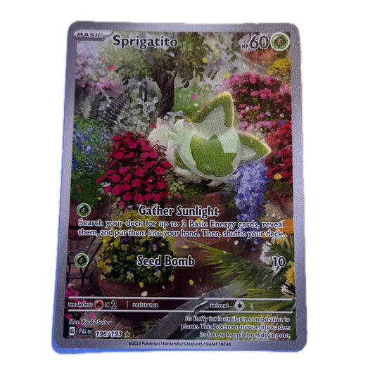 Sprigatito 196/193 Pokémon Paldea Evolved Near Mint