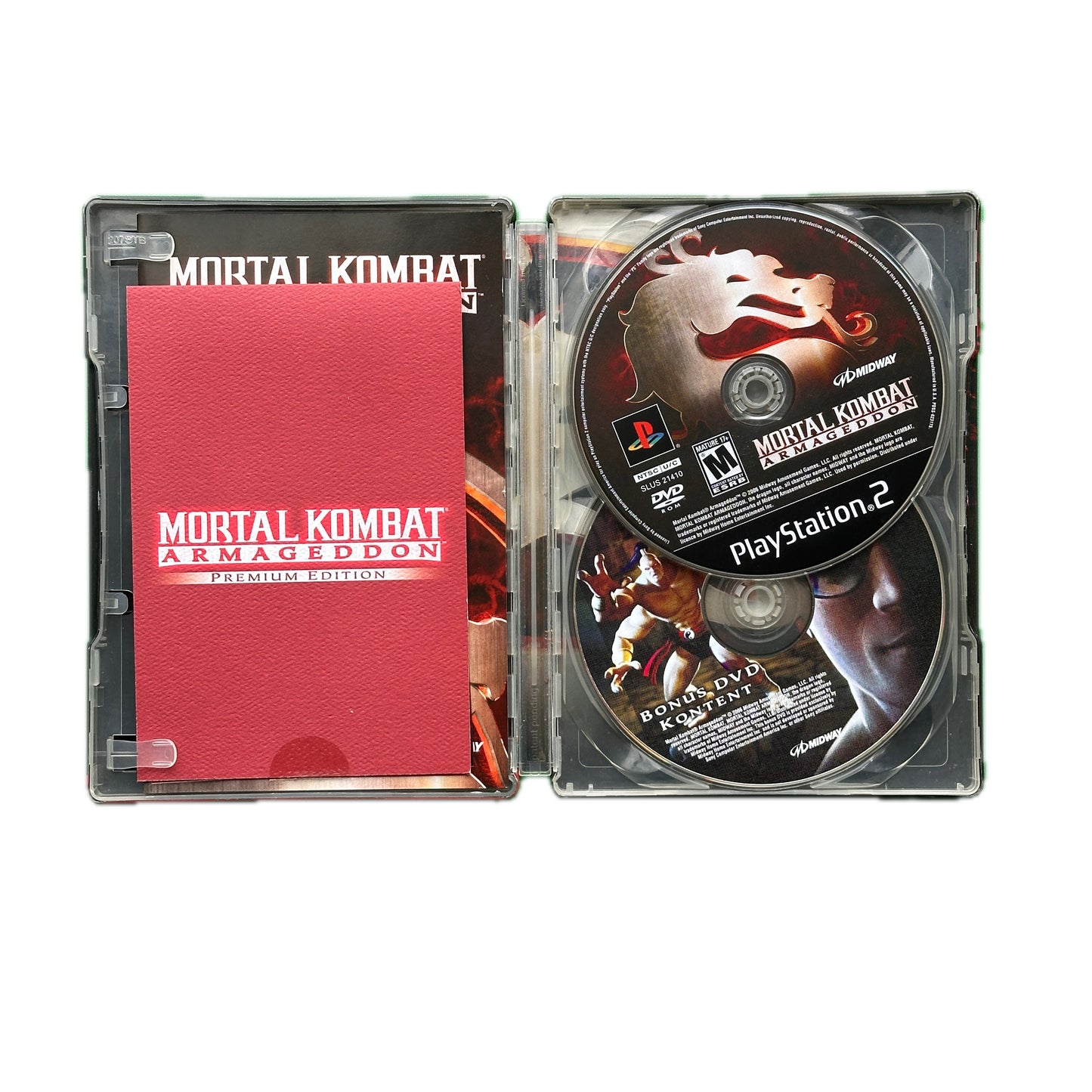 Mortal Kombat Armageddon Premium Edition Steel Book Sony PS2 Playstation 2 Complete in Box