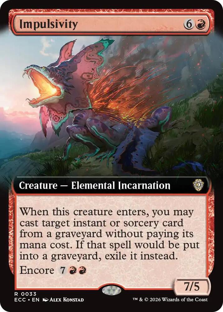Impulsivity ECC 0033 Magic The Gathering Lorwyn Eclipsed