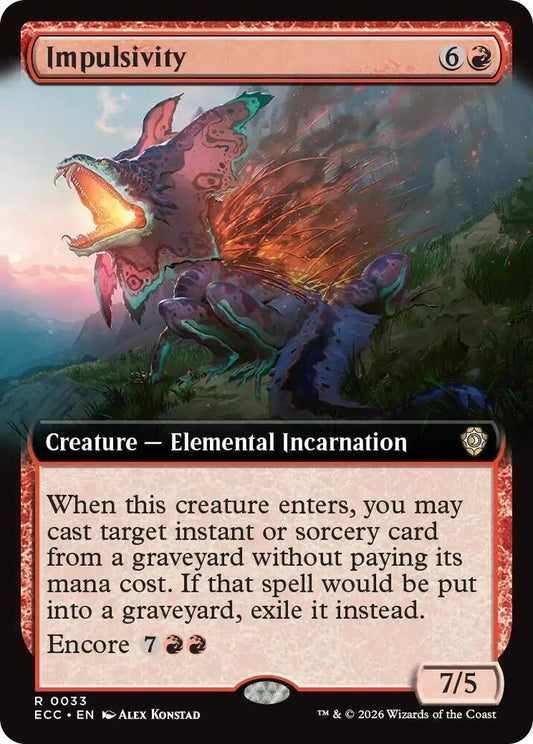 Impulsivity ECC 0033 Magic The Gathering Lorwyn Eclipsed