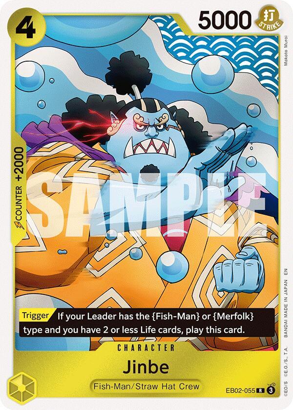 Jinbe Foil EB02-055 Extra Booster: 25th Anniversary Collection One Piece Raw