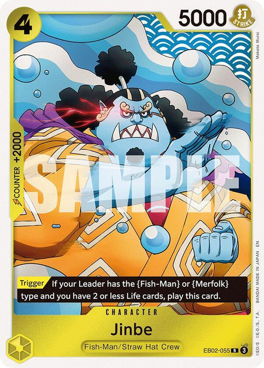 Jinbe Foil EB02-055 Extra Booster: 25th Anniversary Collection One Piece Raw