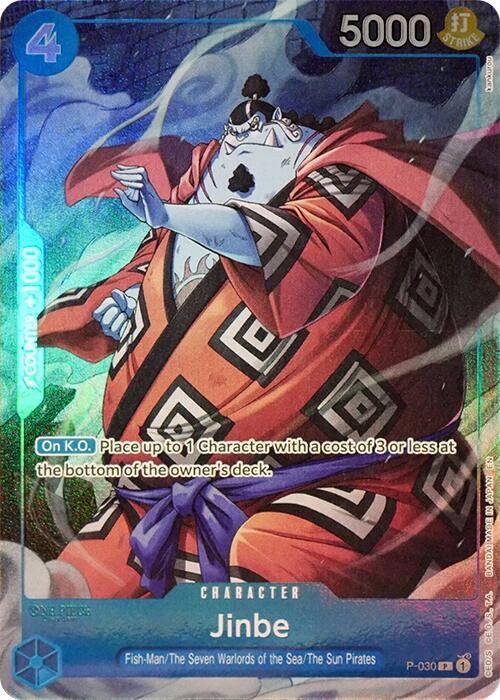 Jinbe  P-030 The Seven Warlords of The Sea Binder Collection Promo