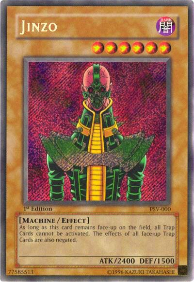 Jinzo PSV-000 Pharaoh's Servant Yu-Gi-Oh! Raw