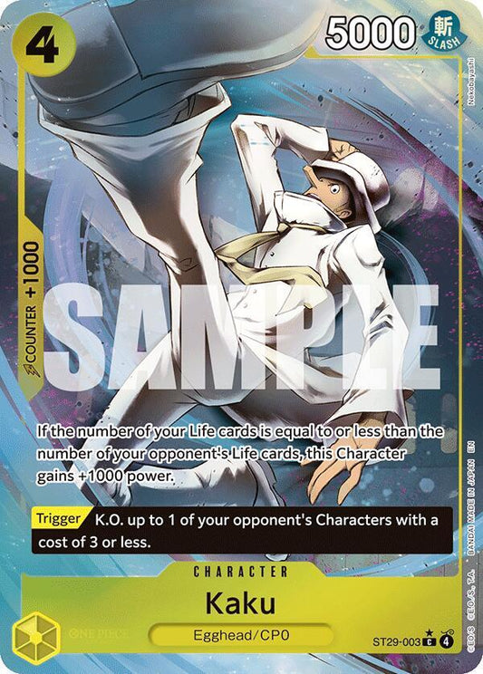 Kaku AA ST29-003 Starter Deck Egghead ONE PIECE!