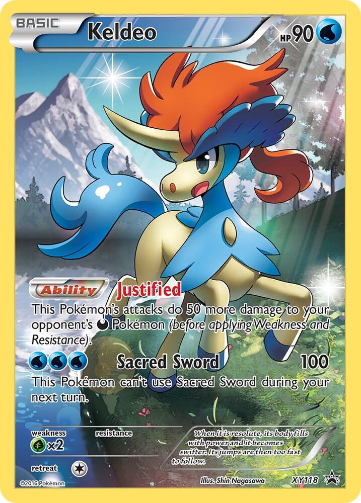 Keldeo XY118 Pokémon XY Promo Raw
