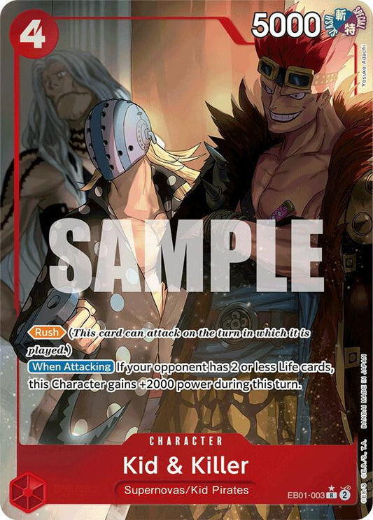 Kid & Killer AA EB01-003  Extra Booster Memorial Collection ONE PIECE! Raw