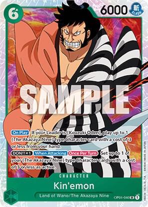 Kin'emon SR One Piece Romance Dawn OP01-040 Raw