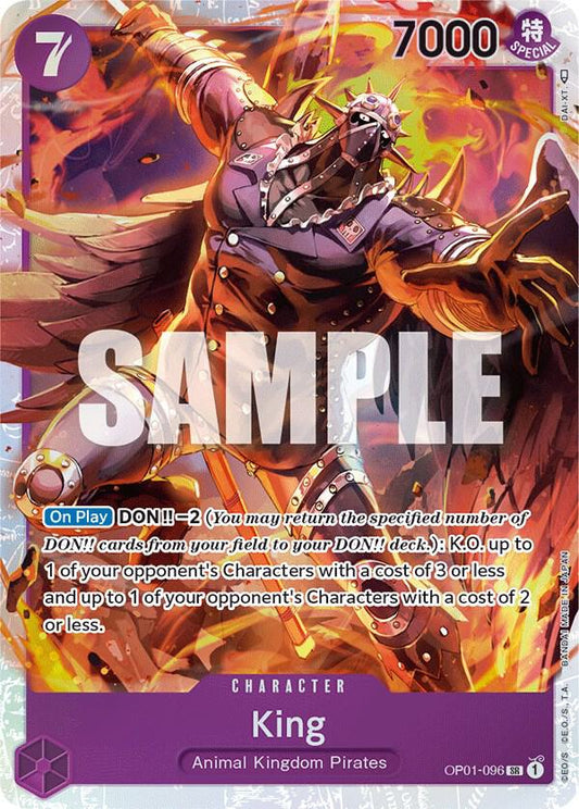 King SR One Piece Romance Dawn OP01-096 Raw