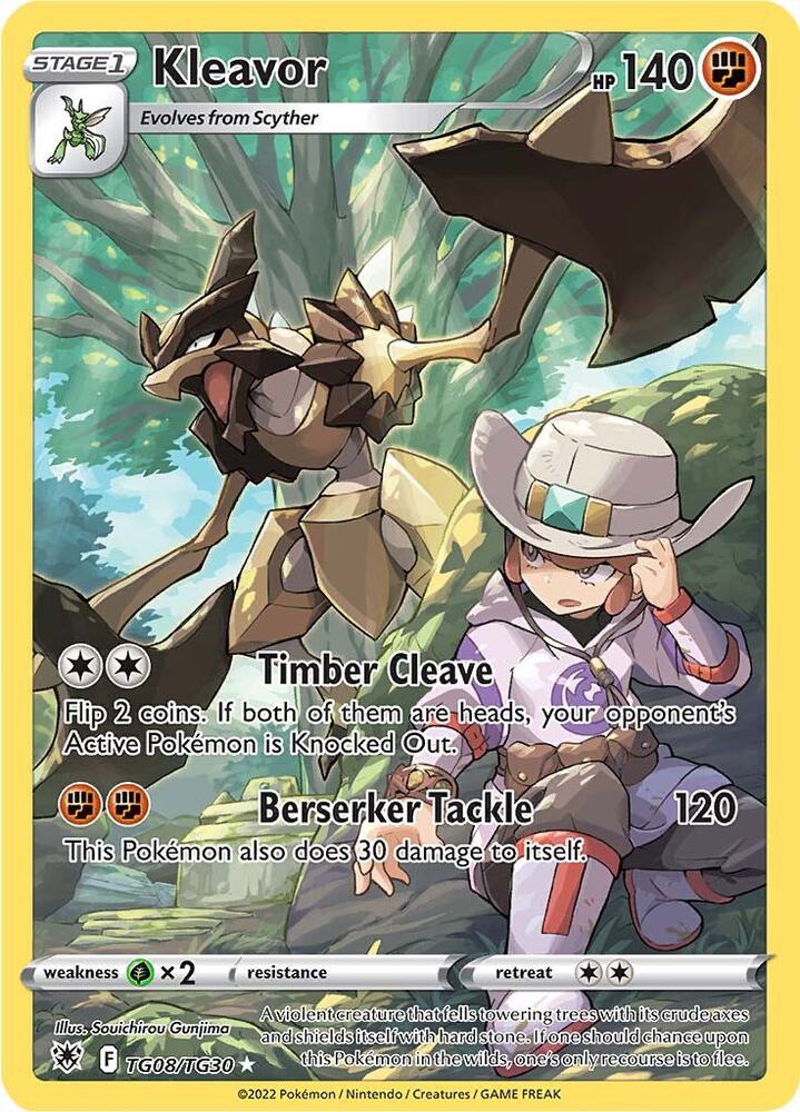 Kleavor TG08/TG30 Pokémon Astral Radiance Raw