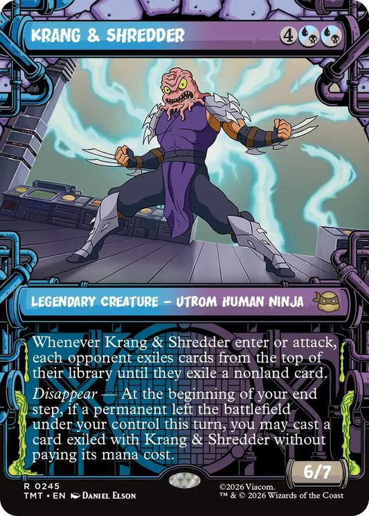 Krang & Shredder PZA 0245 Teenage Mutant Ninja Turtles  Magic The Gathering